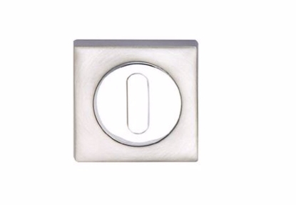 Εικόνα της Ροζέτα Τετράγωνη Χρώμιο Ματ