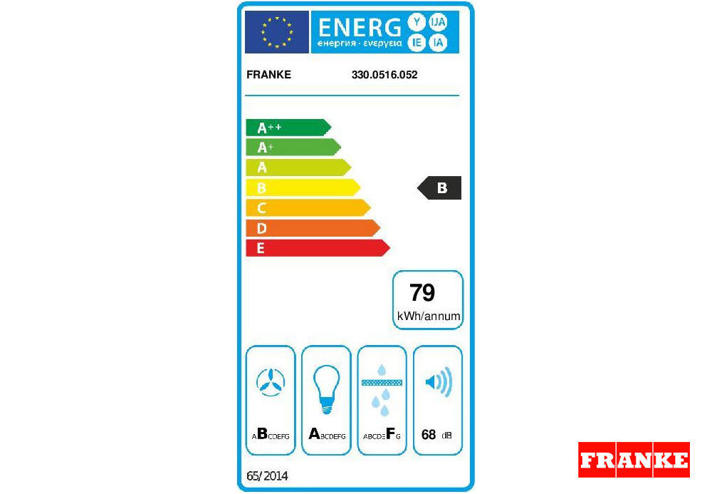 Εικόνα της Απορροφητήρας Franke Evo II FPJ 915 V BK/SS Μαύρος Καμινάδα 90cm 3104001005