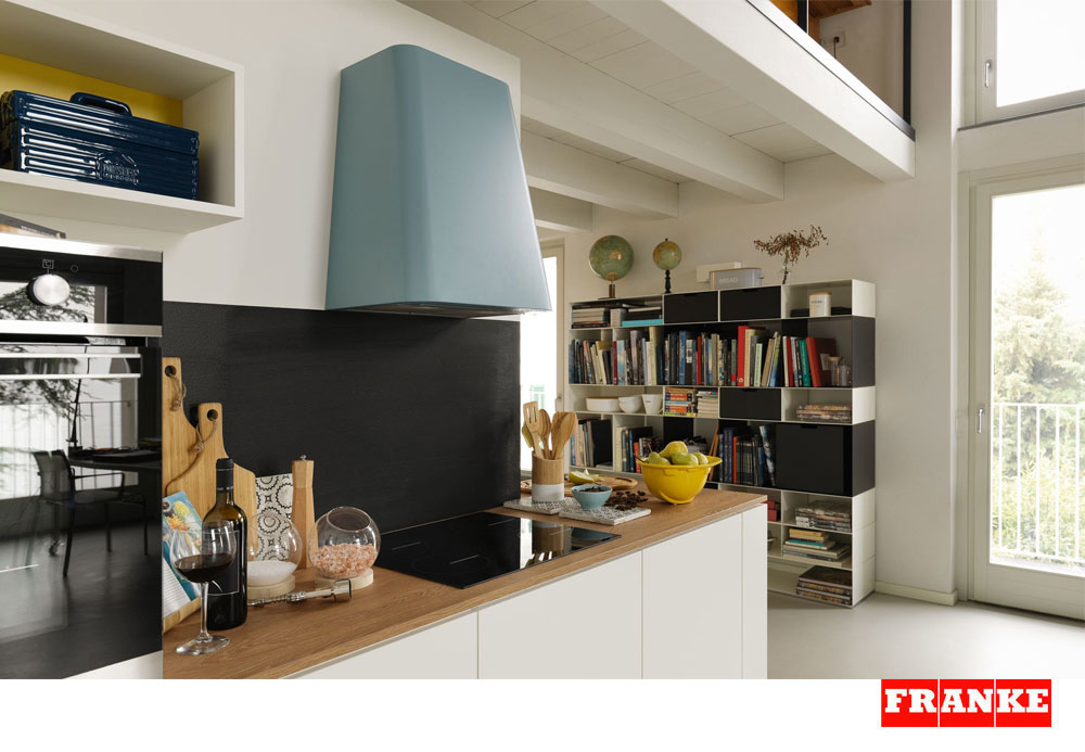 Εικόνα της Απορροφητήρας Franke Smart Deco FSMD 508 BL Smokey Blue Καμινάδα 50cm 3105001016
