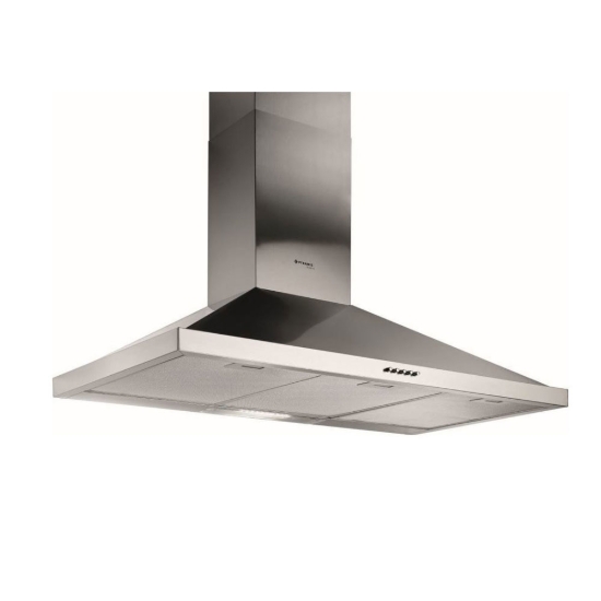 Εικόνα της Απορροφητήρας Pyramis Καμινάδα Τετράγωνη Ecoline 90cm 065030901