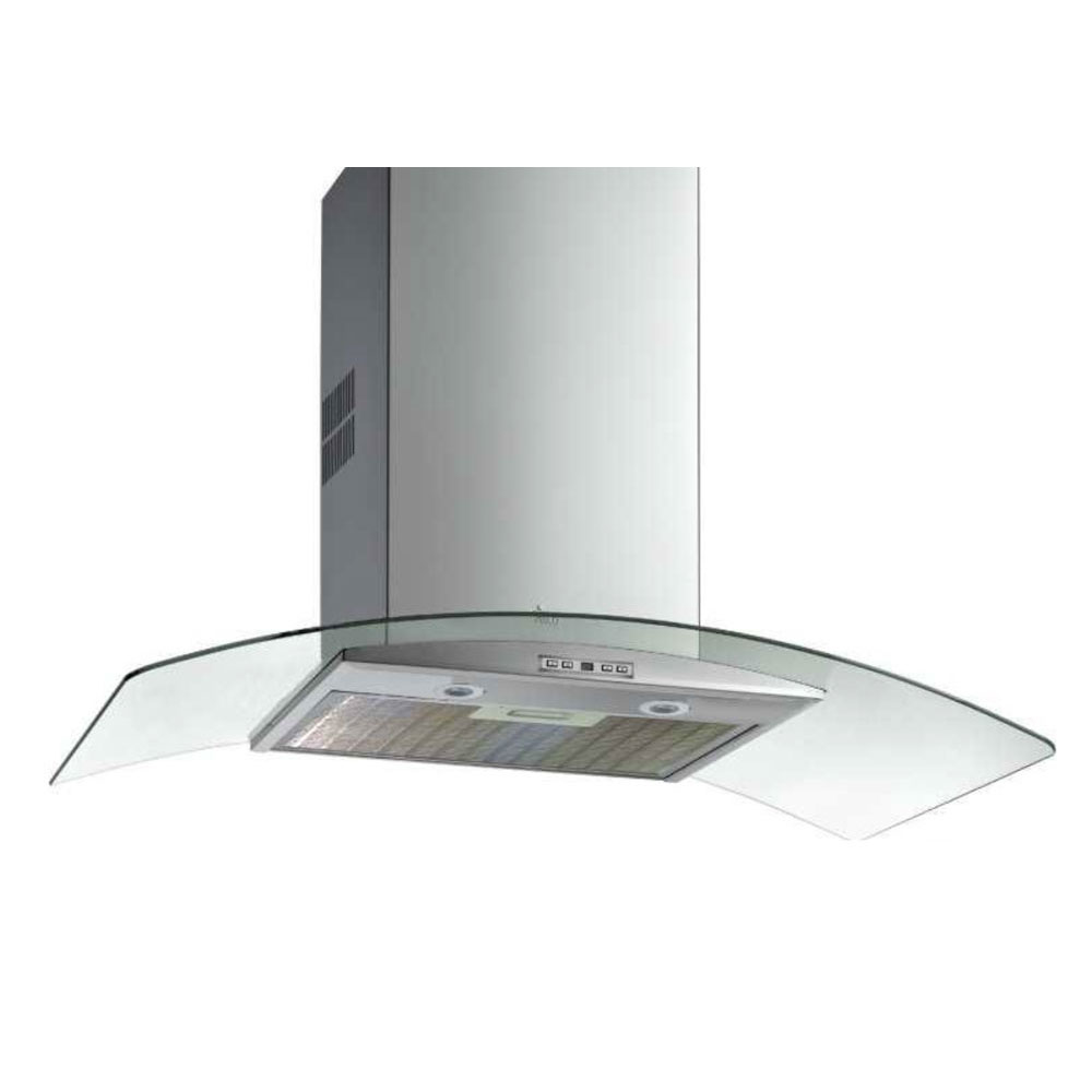 Εικόνα της Απορροφητήρας Teka NC 980 Καμινάδα  90cm Crystal / Inox F.845 (40455332)