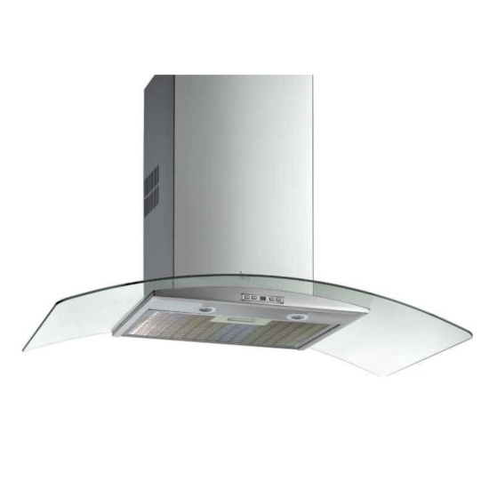 Εικόνα της Απορροφητήρας Teka NC 980 Καμινάδα  90cm Crystal / Inox F.845 (40455332)