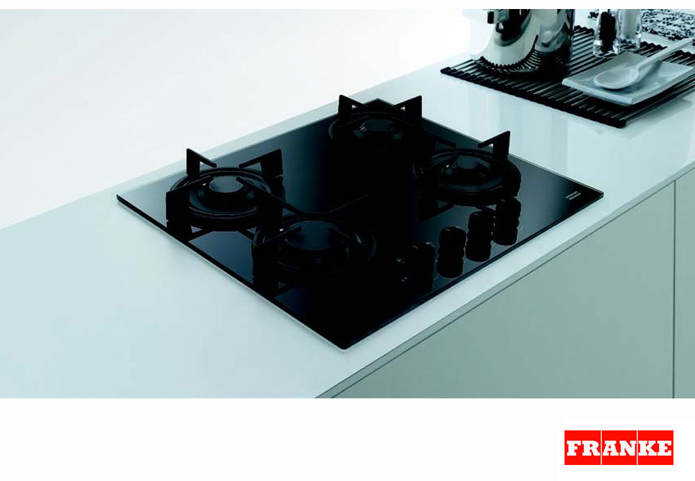 Εικόνα της Αυτόνομη Εστία Αερίου Franke Crystal Plus FHCR 604 4G HE BK C Μαύρο Κρύσταλλο 3061602007