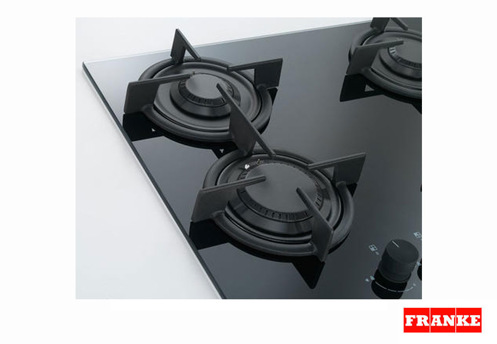 Εικόνα της Αυτόνομη Εστία Αερίου Franke Crystal Plus FHCR 755 4G TC HE BK C Μαύρο Κρύσταλλο 3061602006