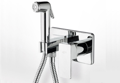 Εικόνα της Μίκτης Εντοιχισμού 2 Οπών Με Ντουζάκι Για Μπιντέ La Torre Profili 45211