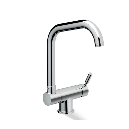 Εικόνα της Μπαταρία Κουζίνας Eurorama Design 13700 Χρωμέ Ανακλινόμενη