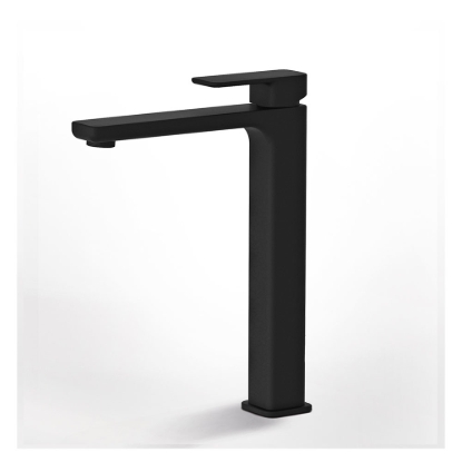 Εικόνα της Μπαταρία Νιπτήρος Επικαθήμενη Eurorama Quadra 144309P-400 Black Matt