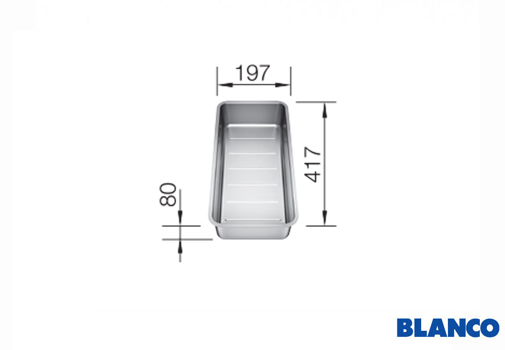 Εικόνα της Μπωλ Inox Blanco 41,7x19,7cm 227692