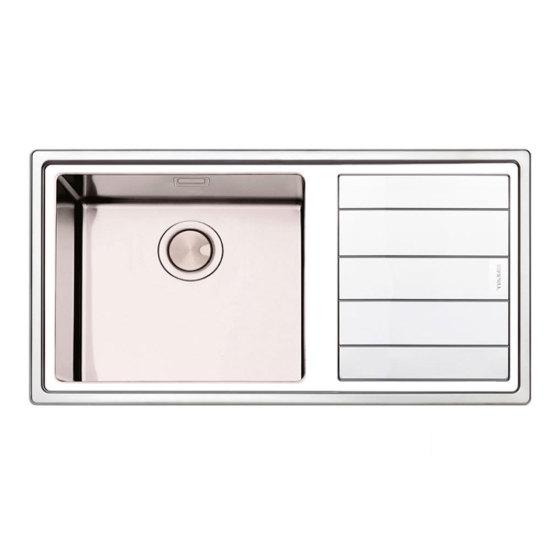 Εικόνα της Νεροχύτης Apell Linear Plus LNP1001 R (100x50) Ποδιά Δεξιά