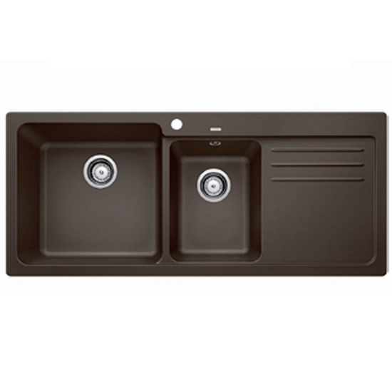 Εικόνα της Νεροχύτης Blanco Naya 8 S Silgranit 116x50cm Coffee 519661