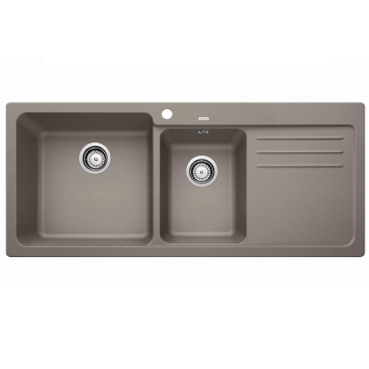 Εικόνα της Νεροχύτης Blanco Naya 8 S Silgranit 116x50cm Tartufo 519660