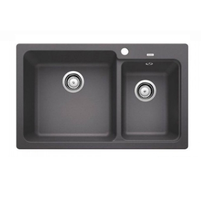 Εικόνα της Νεροχύτης Blanco Naya 8 Silgranit 81,5x50cm Rock Grey 519647