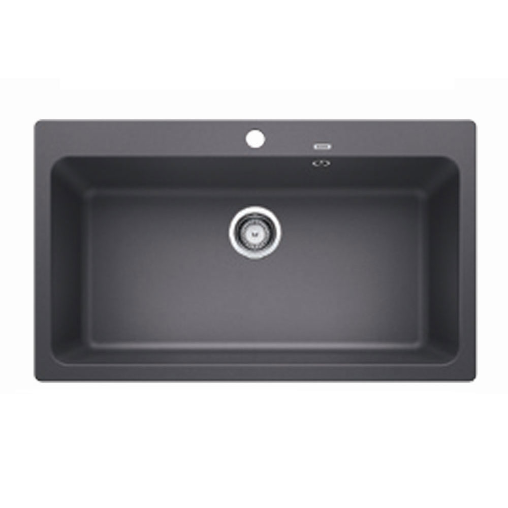 Εικόνα της Νεροχύτης Blanco Naya XL 9 Silgranit 86x51cm Rock Grey 521813