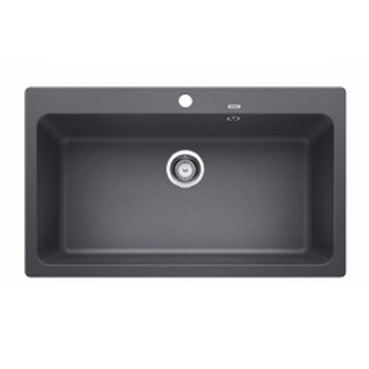 Εικόνα της Νεροχύτης Blanco Naya XL 9 Silgranit 86x51cm Rock Grey 521813
