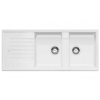 Εικόνα της Νεροχύτης Blanco Zia 8 S Silgranit 116x50cm White 515597