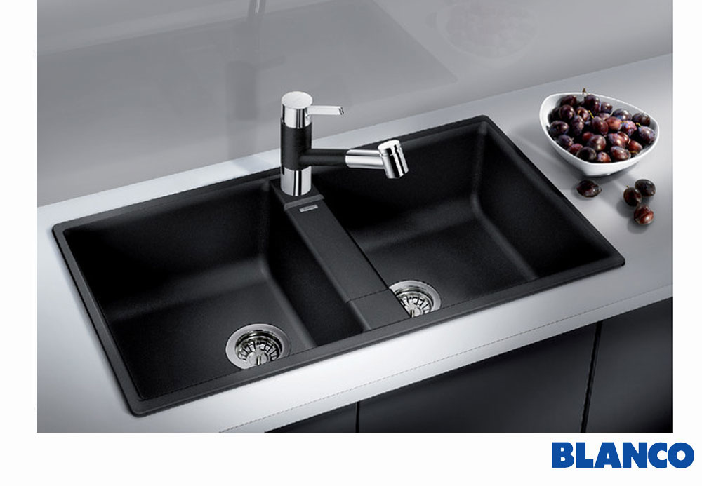 Εικόνα της Νεροχύτης Blanco Zia 9 Silgranit 86x50cm Anthracite 516686