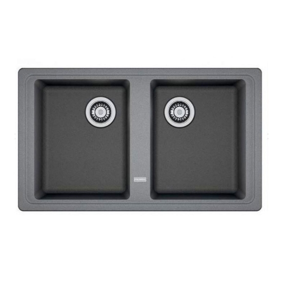 Εικόνα της Νεροχύτης Franke Basis BFG 620 (86x50) Stone Grey 3145511171
