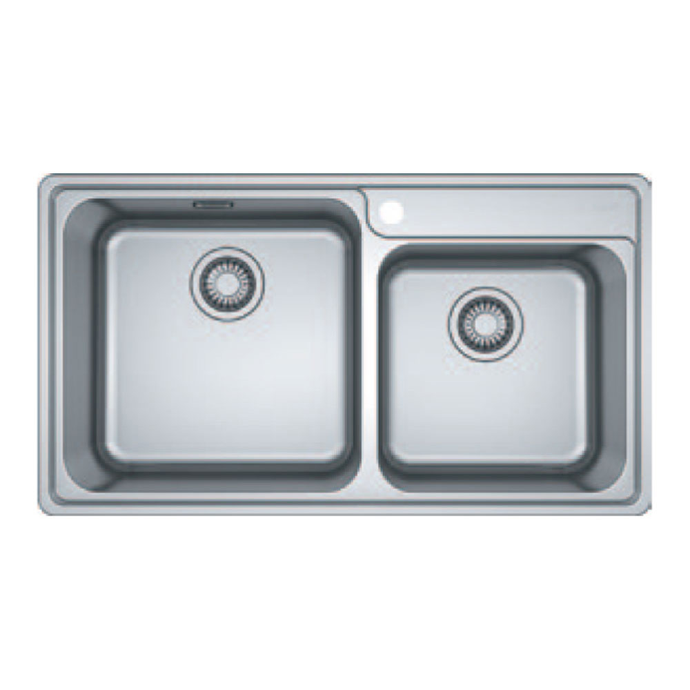 Εικόνα της Νεροχύτης Franke Bell 620 (86x48) Λείος Inox 3011850102