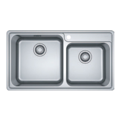 Εικόνα της Νεροχύτης Franke Bell 620 (86x48) Λείος Inox 3011850102