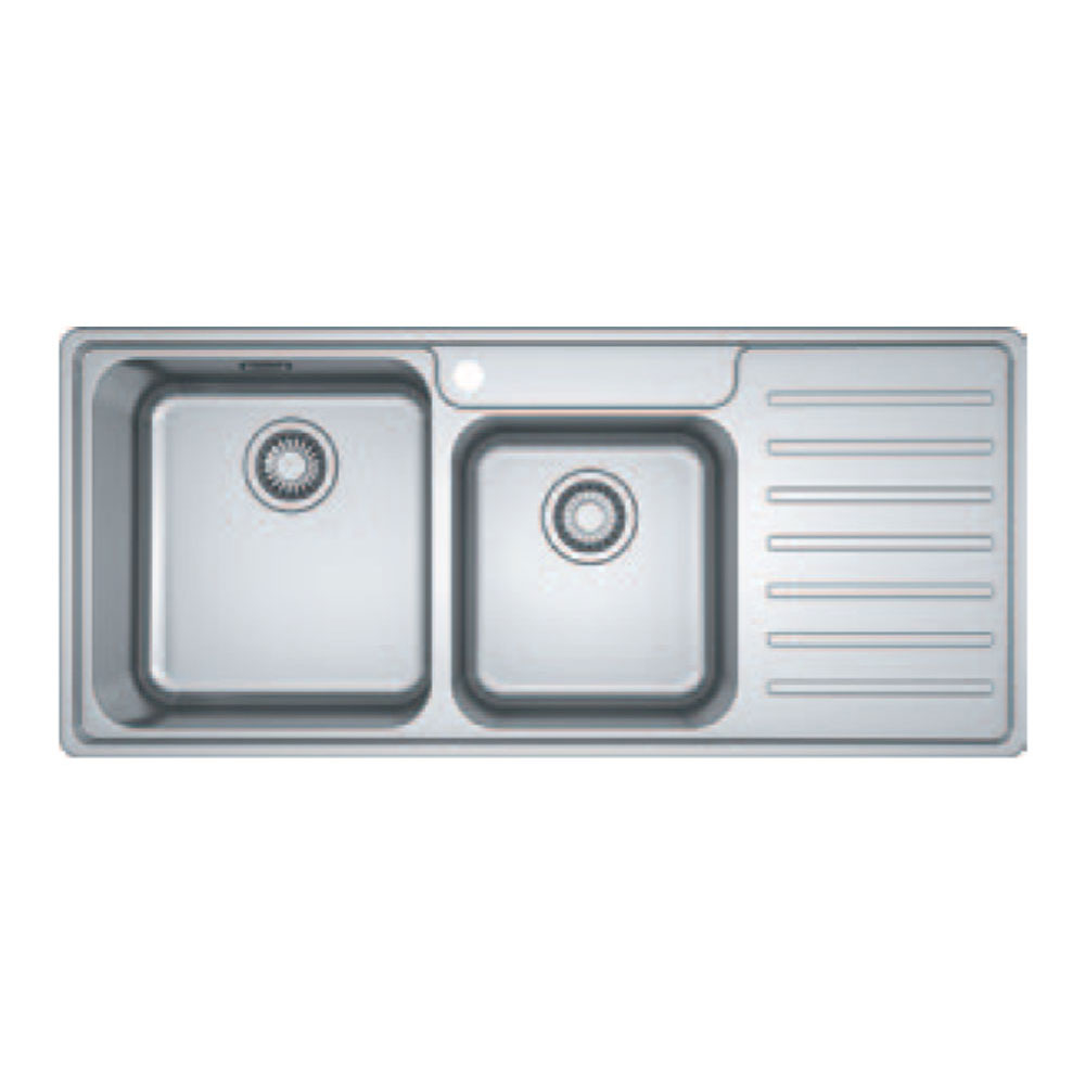 Εικόνα της Νεροχύτης Franke Bell 621 (108x48) Λείος Inox 3011850107