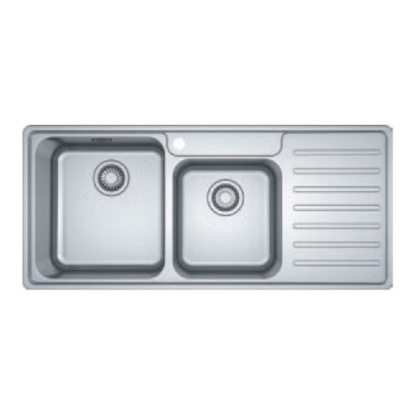 Εικόνα της Νεροχύτης Franke Bell 621 (108x48) Λείος Inox 3011850107