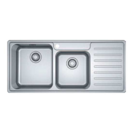 Εικόνα της Νεροχύτης Franke Bell 621 (108x48) Λείος Inox 3011850107