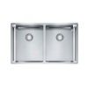 Εικόνα της Νεροχύτης Franke Box BBX 220 34-34/ 120 34-34 (74x45) Inox 3270430300