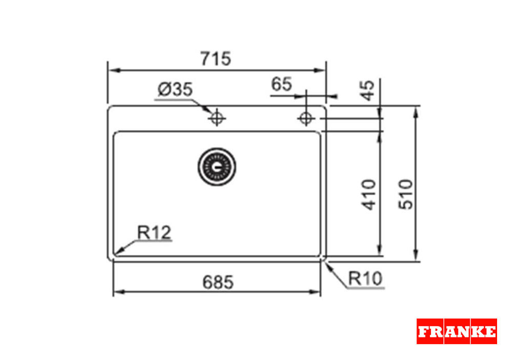 Εικόνα της Νεροχύτης Franke Box BXX 210-68 TL (71,5x51) Inox 1000000073