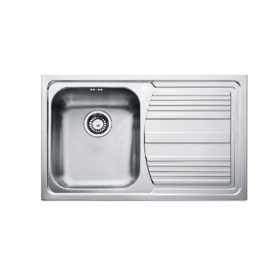 Εικόνα της Νεροχύτης Franke Logica LLL 611 Ραβδώσεις Δεξιά Σαγρέ Inox 3011663532