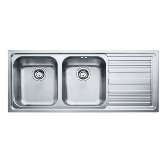 Εικόνα της Νεροχύτης Franke Logica LLL 621 Ραβδώσεις Δεξιά Σαγρέ Inox 3011663543