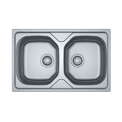 Εικόνα της Νεροχύτης Franke New Value (Onda Line) OLX 620-79 (79x50) Λείος Inox 3011551011