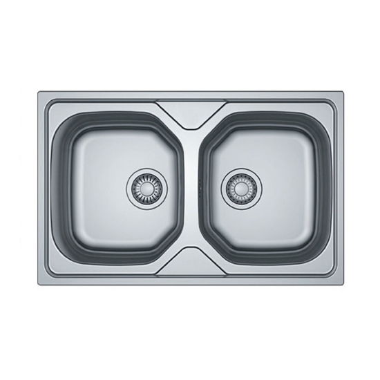 Εικόνα της Νεροχύτης Franke New Value (Onda Line) OLX 620-79 (79x50) Λείος Inox 3011551011