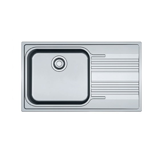 Εικόνα της Νεροχύτης Franke Smart SRX 611-86 LB Ραβδώσεις Δεξιά (86x50) Λείος Inox 3011750103