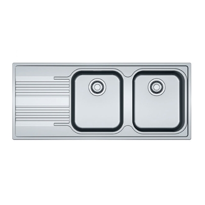 Εικόνα της Νεροχύτης Franke Smart SRX 621 Ραβδώσεις Αριστερά (116x50) Λείος Inox 3011750302