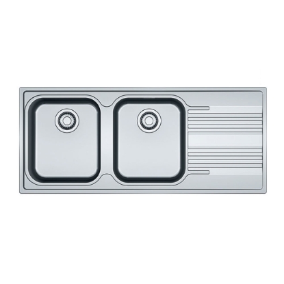 Εικόνα της Νεροχύτης Franke Smart SRX 621 Ραβδώσεις Δεξιά (116x50) Λείος Inox 3011750301