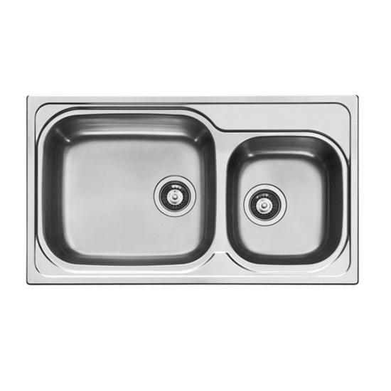 Εικόνα της Νεροχύτης Pyramis Amaltia Plus (86x50) 2B Λείος 107132901