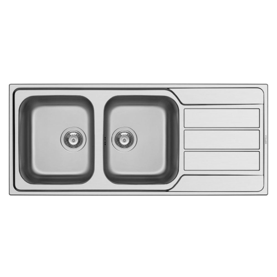 Εικόνα της Νεροχύτης Pyramis Athena Extra (116x50) 2B 1D 107163101