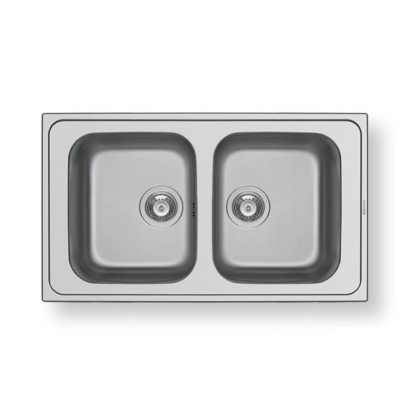 Εικόνα της Νεροχύτης Pyramis Athena Extra (86x50) 2B Λείος 107162401