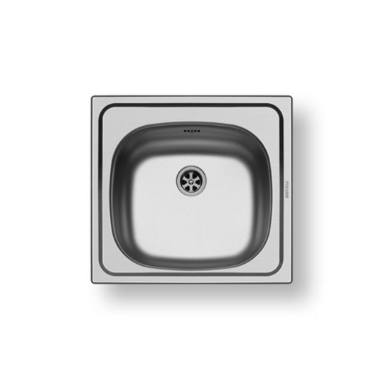 Εικόνα της Νεροχύτης Pyramis E33 (46,5x43,5) Λείος 100139601