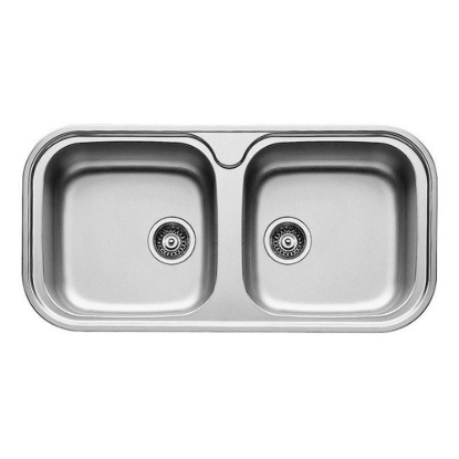 Εικόνα της Νεροχύτης Pyramis Jumbo Twin (96x48) 2B Λείος 108718201