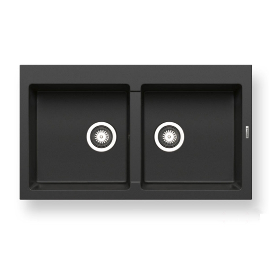 Εικόνα της Νεροχύτης Pyramis Pyragranite Athlos (86x50) 2B Carbon 070071311