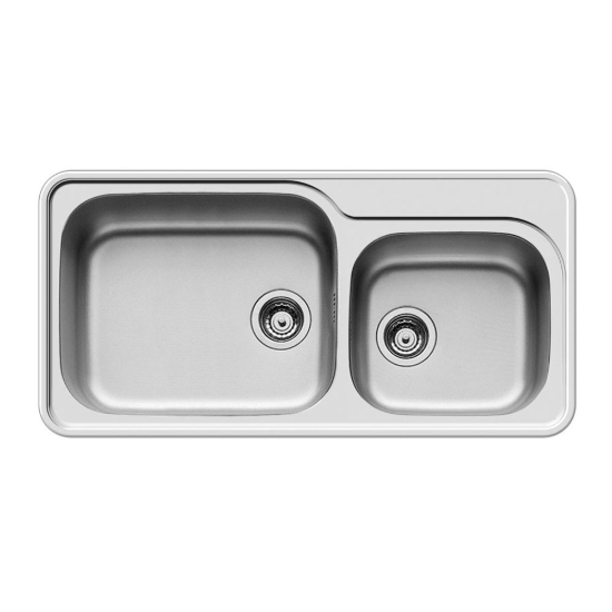 Εικόνα της Νεροχύτης Pyramis Space Plus (96x48) 2B Λείος 108716401