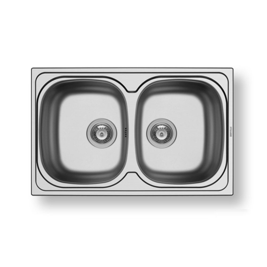 Εικόνα της Νεροχύτης Pyramis Sparta (79x50) 2B Λείος 100132801