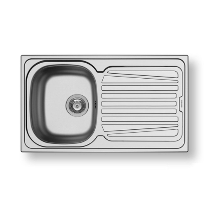 Εικόνα της Νεροχύτης Pyramis Sparta (86x50) 1B 1D Λείος 100129801