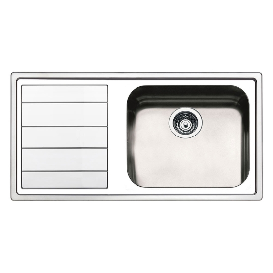 Εικόνα της Νεροχύτης Ένθετος Apell Linear 8515 (100x50) Ποδιά Αριστερά