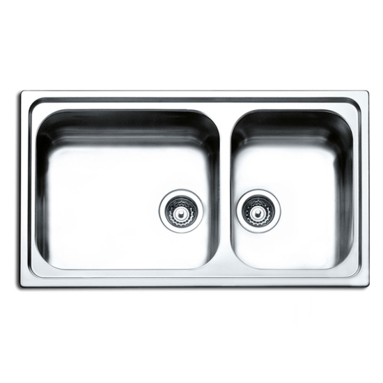 Εικόνα της Νεροχύτης Ένθετος Apell Venezia 8320 (86x50) Σαγρέ