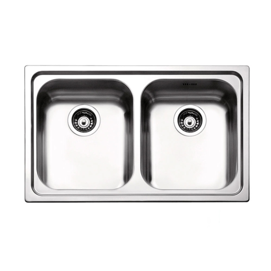 Εικόνα της Νεροχύτης Ένθετος Apell Venezia 8380 (79x50) Σαγρέ