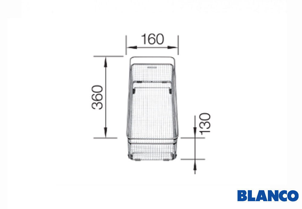 Εικόνα της Νεροχύτης Υποκαθήμενος Blanco Subline 700-U Level Silgranit 73x46cm White