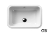 Εικόνα της Νιπτήρας Μπάνιου GSI Pura 7243 55x38cm