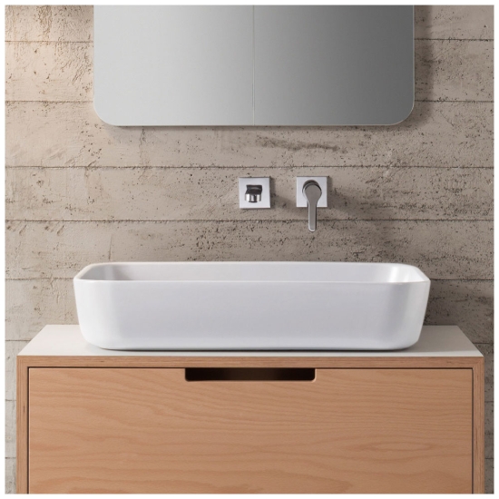 Εικόνα της Νιπτήρας Μπάνιου Scarabeo Mizu 70 9007 70x45cm